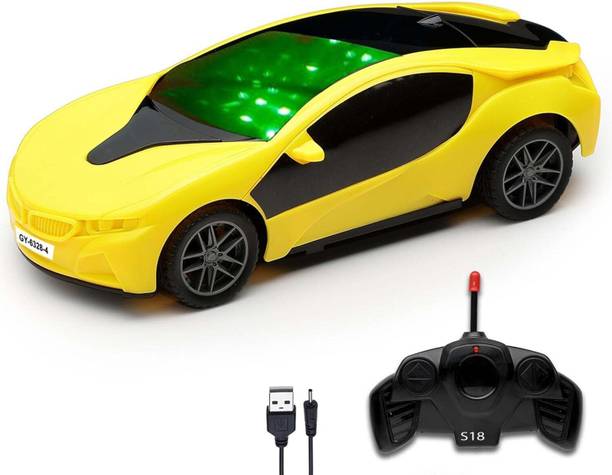 Unique Ent Rechargeable High Speed Remote Control Famous Car & 3D LED Light _R6