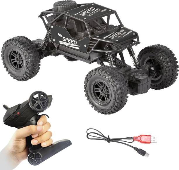 KidsBug Remote Controlled Rock Crawler RC Monster Truck, 4 Wheel Drive