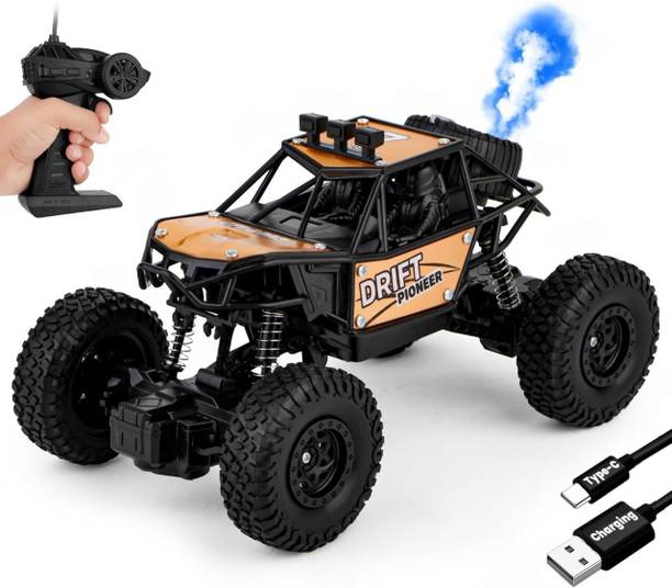 SNISH SIGNATURE Remote Control Car 4x4 with Spray Smoke Feature | Rc Car 4x4 with High-Speed-R46