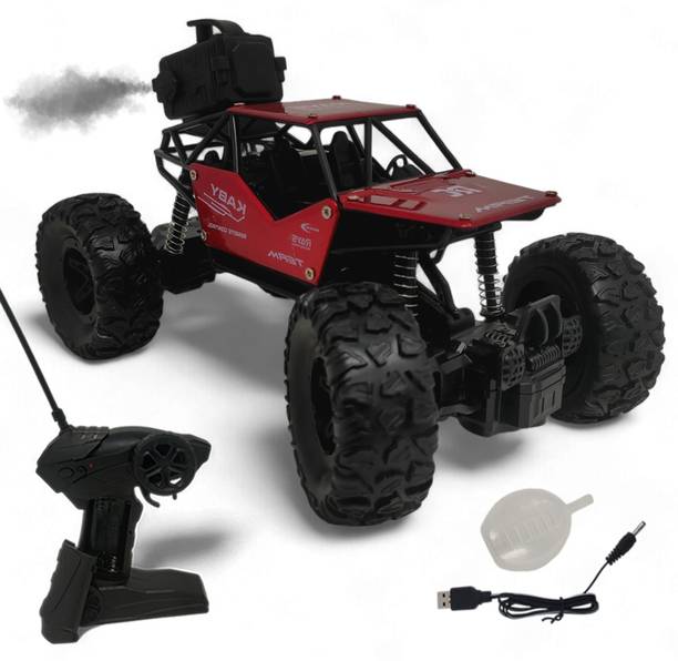 fizz Off Roader Rock Crawler Car Red With Mist Smoke And Fully Remote control