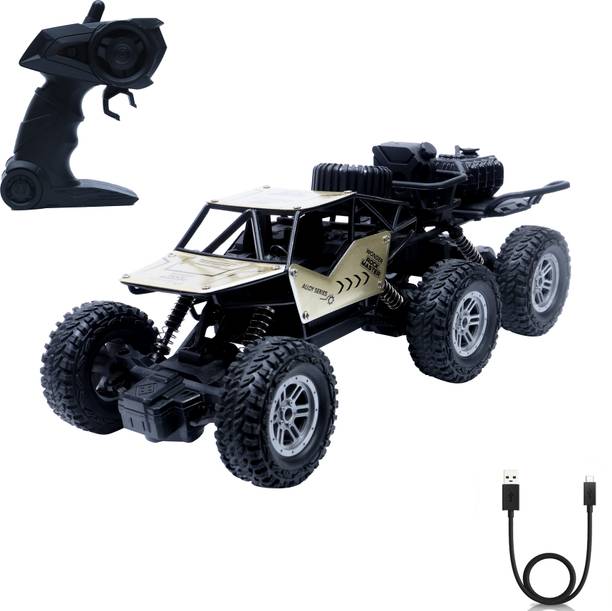 Wonder 6×6 Smoke RC Rock Crawler for Kids (3–8Y) | Rechargeable Off-Road Car