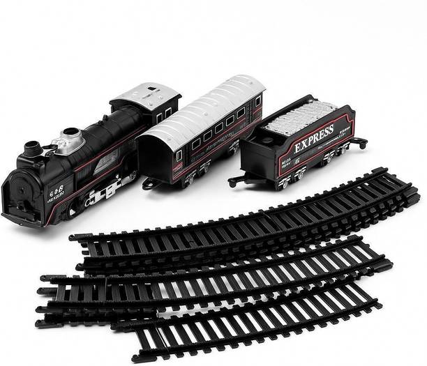 ALLWISH Train Toy Set with Tracks | Classic Engine, Railway Playset for Kids