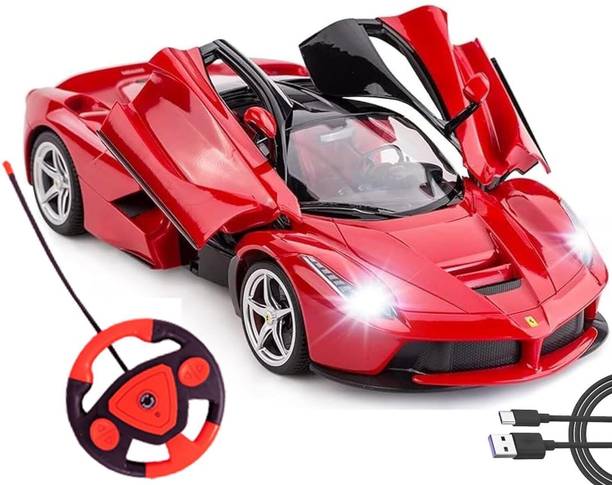 clerika Rechargeable Ferrari Style RC Car With Opening Doors RC1 Red