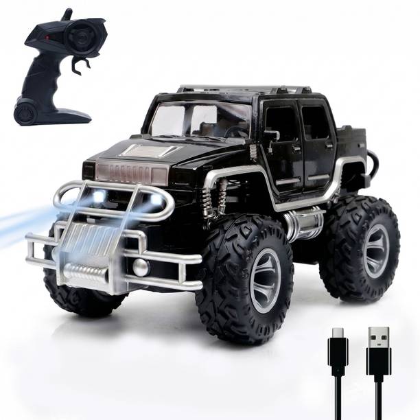 FUNBUN Premium RC Car 4x4 Hummer Off Road Remote Control Car Smooth Drive Toy