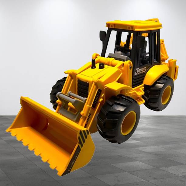 Bem NEW 2 in 1 jcb Construction JCB unbreakable 180 degree rotating Toy For Kids