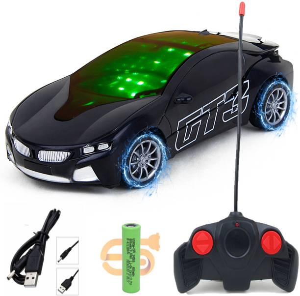 CADDLE & TOES New High Speed Sports Car With Rechargeable Battery /4 Way Remote(Multicolor)