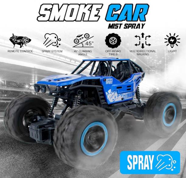 APJ enterprise Off-Road RC Rock Crawler Monster Truck with Smoke Function Toy for Boys