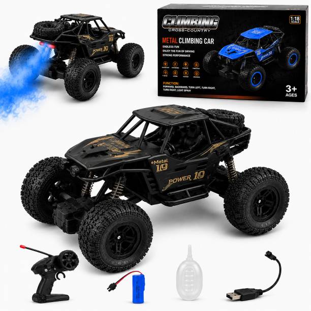 MEMOBEES Remote Control Off-Road 1:18 Scale Rock Car | Rechargeable Battery| Smoke Mist
