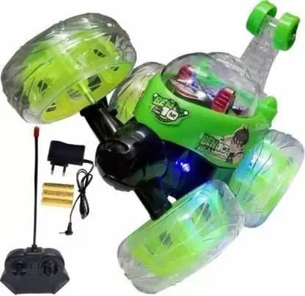 Tenmar Best Stunt Car 360° Twisting Remote Control for Kids Music ,Lights_29
