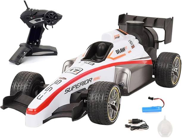 IndusBay Rechargeable Remote control Racing Car Toy with Simulation Smoke