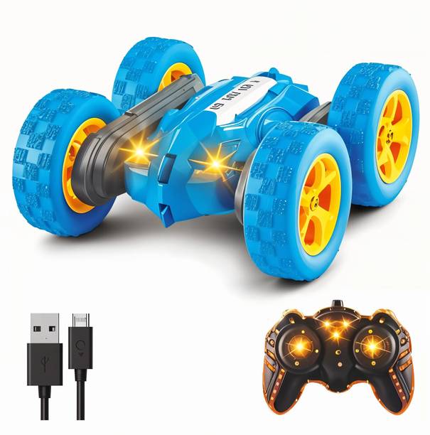 ABYZ DOUBLE FLIP STUNT CAR BLUE