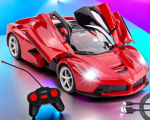 Kid Kraze Rechargeable Farrari Style Remote Control Car With Opening Doors_RAC-C88