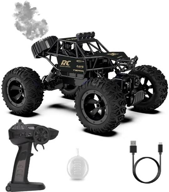 Playnett PLAYNETT_Remote Control Monster Car 1:18 Scale Chargeable Car With Mist Spray