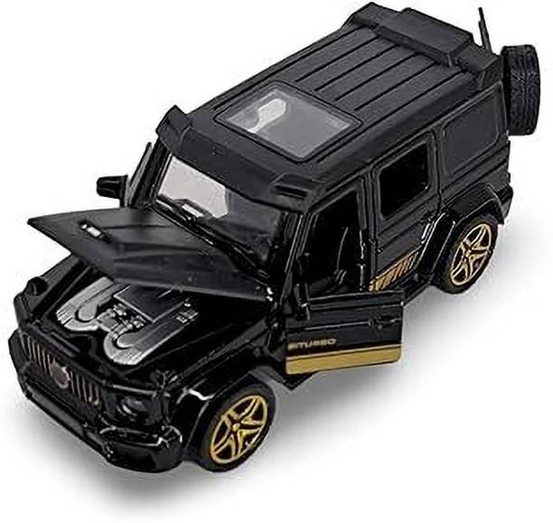 fenterprises Premium G Wagon Diecast Toy Car- Pull Back Action, Open Doors, Metal Model