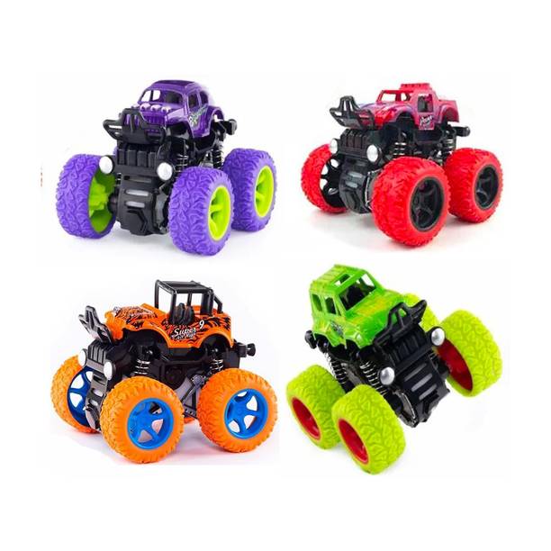 Xalence Monster Truck/ Rock Crawler 4X4 (Pack of 4,Small)