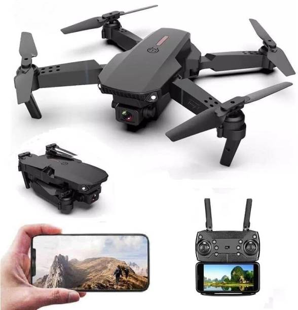 M Kids Mini Dual Camera HY_01 Portable Pocket Drone RC Drone -Color May Vary