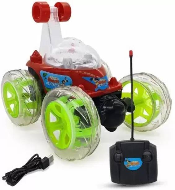 Tenmar Best Stunt Car 360° Twisting Remote Control for Kids Music ,Lights_85