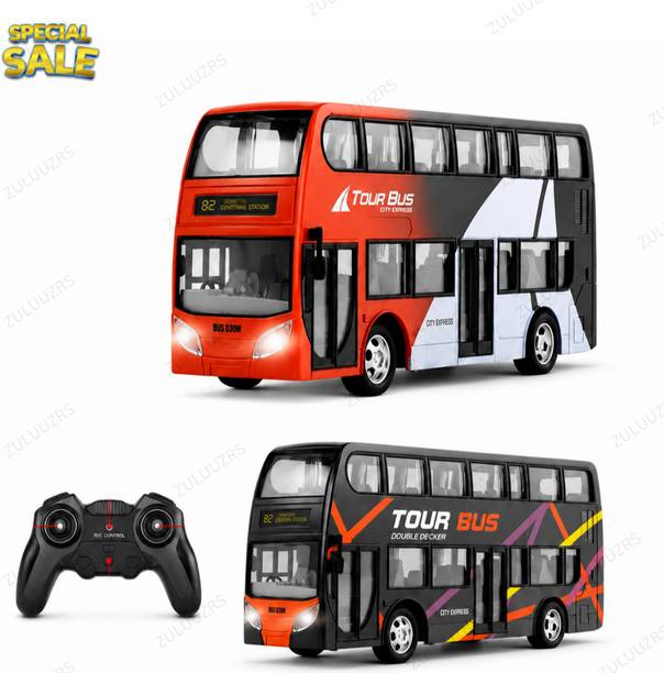 Zuuluzrs Rechargeable Remote Control Tour Bus for Kids