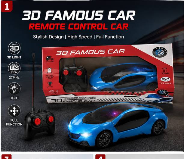 BrainBeeToys 3D Famous RC Car