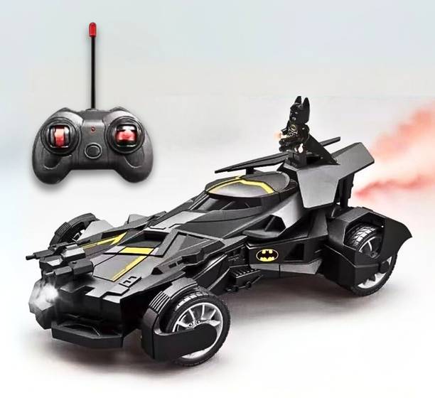 T'tots Ttots Batman Car | High Speed Remote Control Batmobile Batman RC Car Bat Man Toy