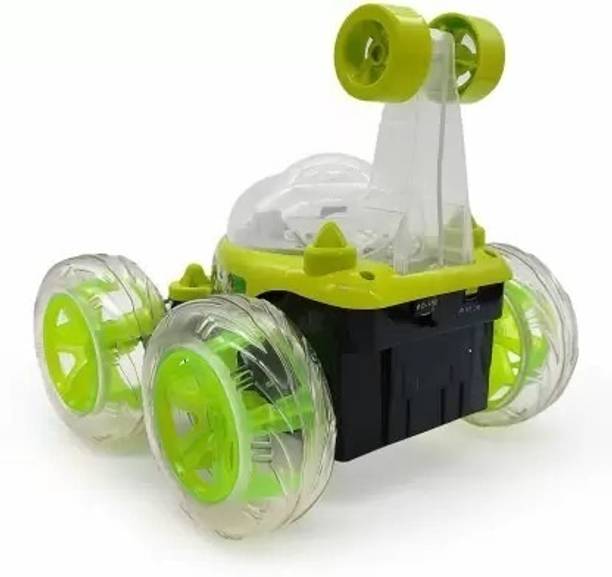 Tenmar Best Stunt Car 360° Twisting Remote Control for Kids Music ,Lights_108