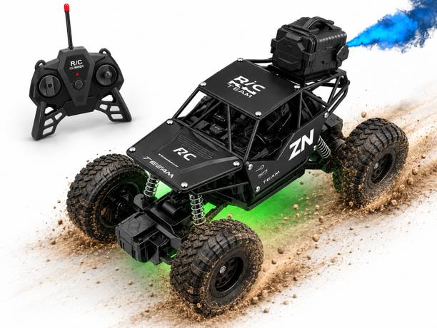 ZUNBELLA 4WD Remote Control Rock Crawler for Kids with Smoke Effect