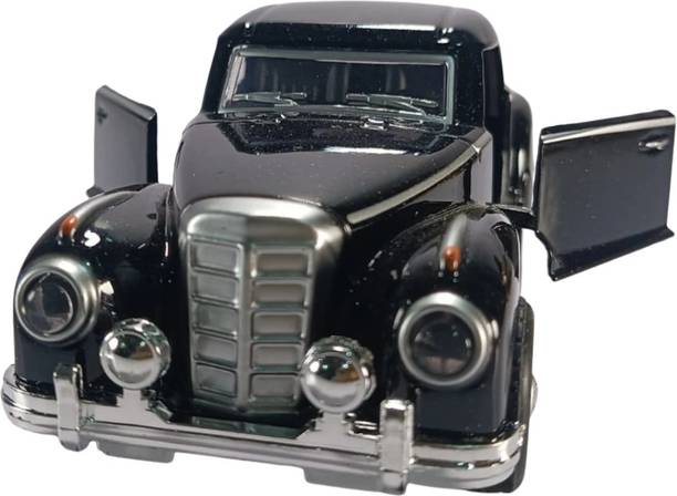 JSD PRO -JSD-DC156- Vintage Car -Die Cast Model 1:32-Metal Toy Car with Storage Box