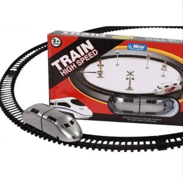 SOPALI Train track toy for kids metro train toy pack of 1 silver train toy