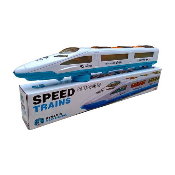 Toysale High Speed Bullet Train Toy - 3D Lighting and Musical Fun Sounds - Toy for Kids