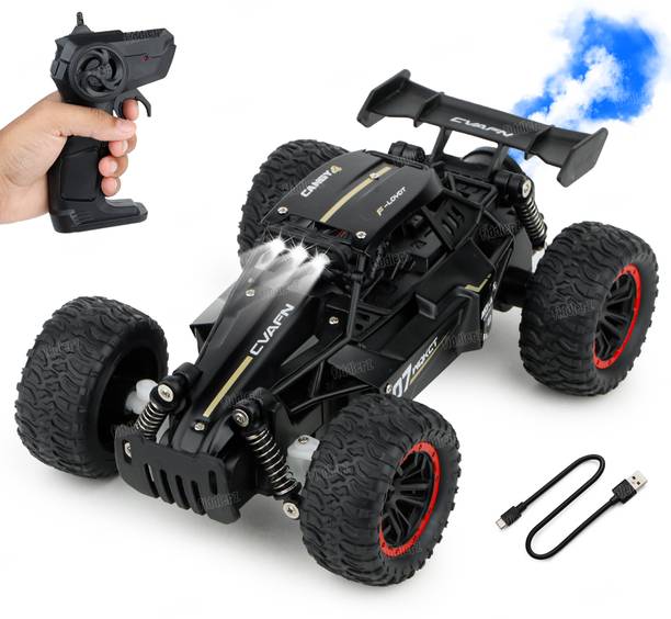 FIDDLERZ Remote Control Car Toy for Kids High Speed RC Car with Mist Spray Rechargeable