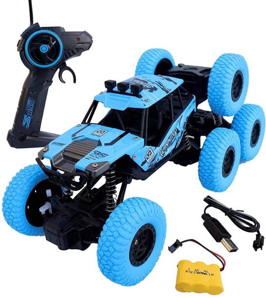Pepstter Rechargeable Battery Remote Control Rock Climbing High Speed Monster Racing Car