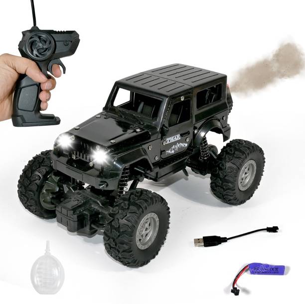 विकरीदा Remote Control Car for Kids with Mist Smoke Effect 2 Wd Monster Truck
