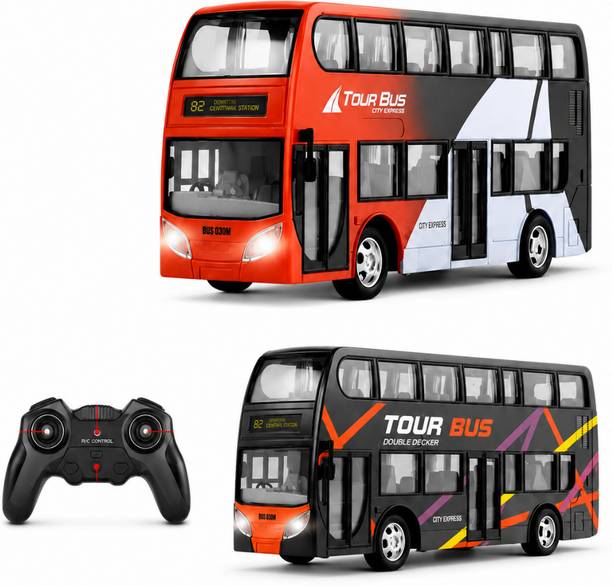 Zuuluzrs RTW City Tour Bus Remote Control Double Decker Bus Toy