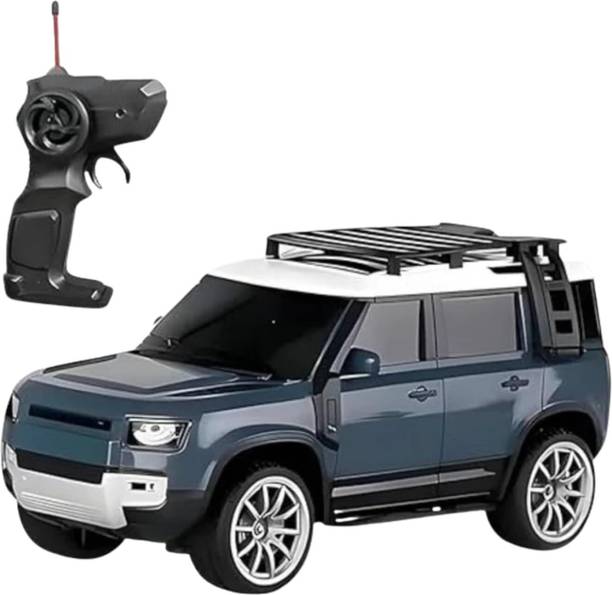 Crazinos Defender RC Car with LED Lights and Real Smoke Effect