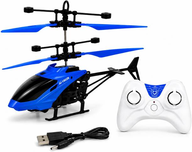 Sita Premium Induction Flight Helicopter with 360° Rotation and LED Lights