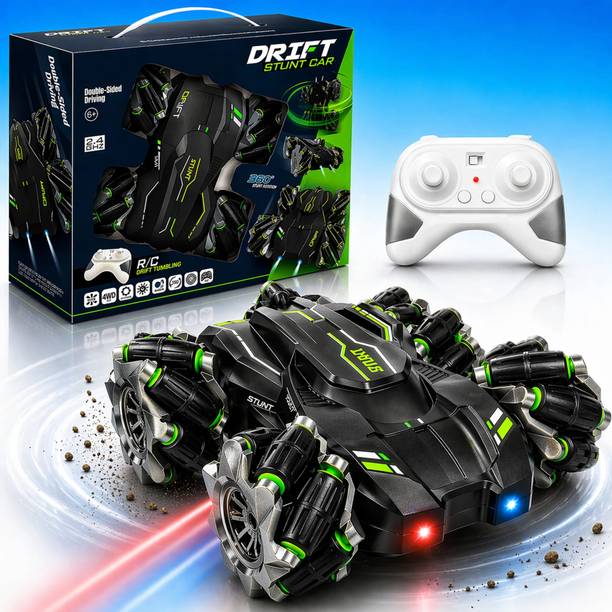 SebonCare High Speed 4WD Remote Control Drift Stunt Toy Car for Boys