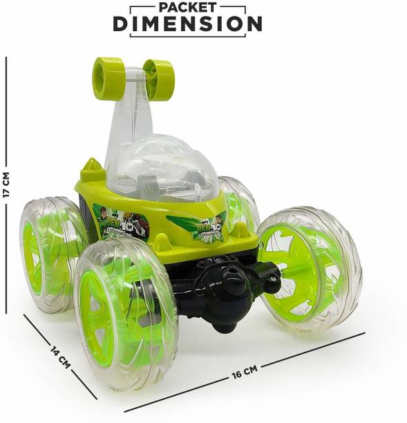 BMT Best Stunt Car 360° Twisting Remote Control for Kids Music ,Lights_198