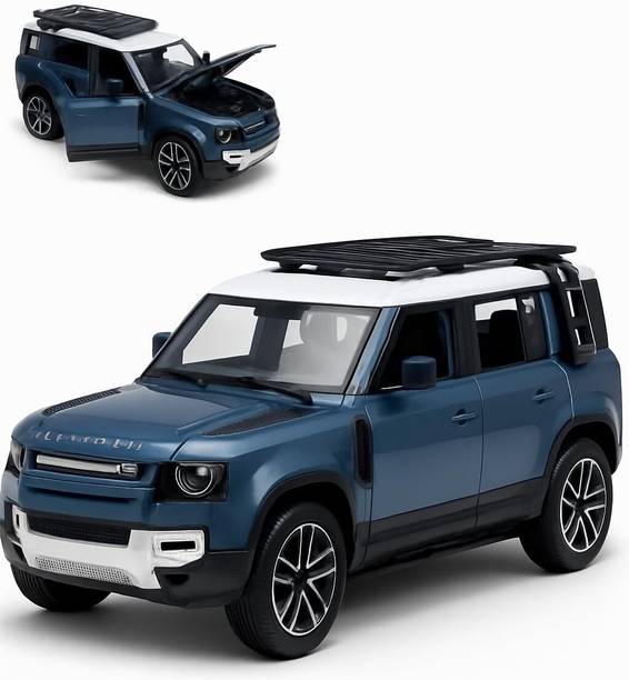 26 CUTE SMILE Defender Die-Cast SUV Pull-Back Metal Miniature Car with Light & Sound for Kids