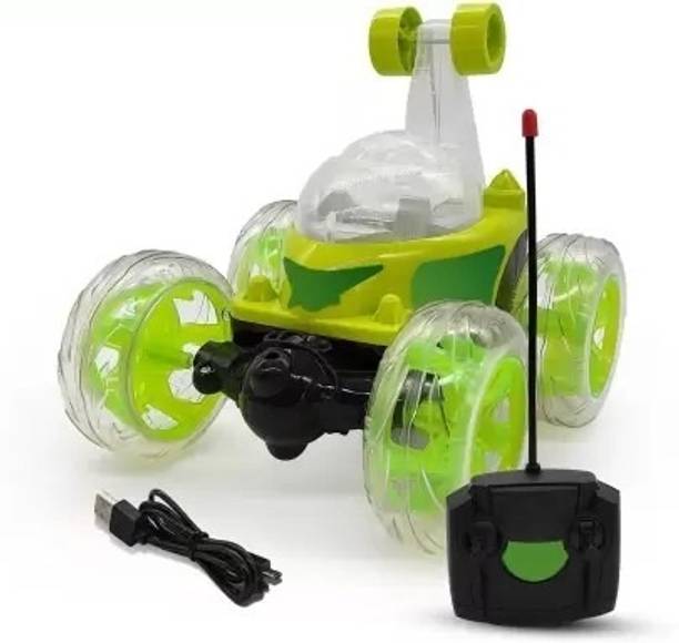 Tenmar Best Stunt Car 360° Twisting Remote Control for Kids Music ,Lights_38