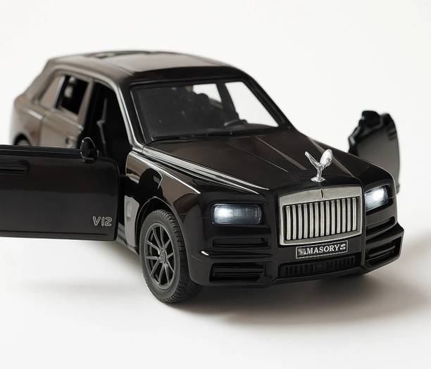 crezor toys Scale 1:32 Diecast Rolls-Royce Car Alloy Pull-Back Model with Light & Music