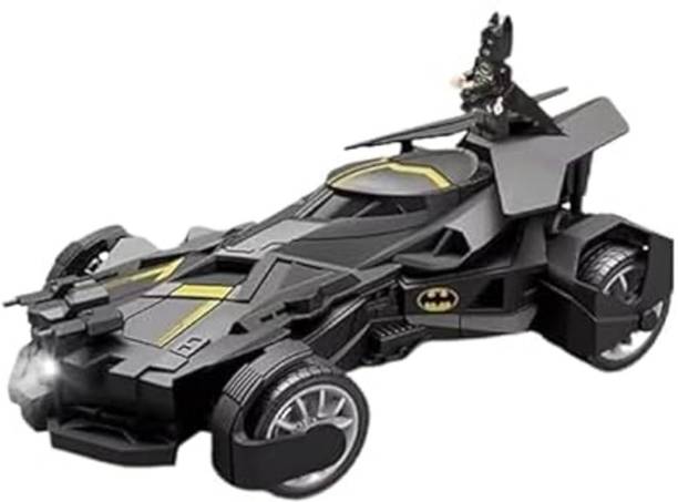 MITTI CASTLE Rechargeable RC Spray Car with Batman Design and Smoke Effect Feature