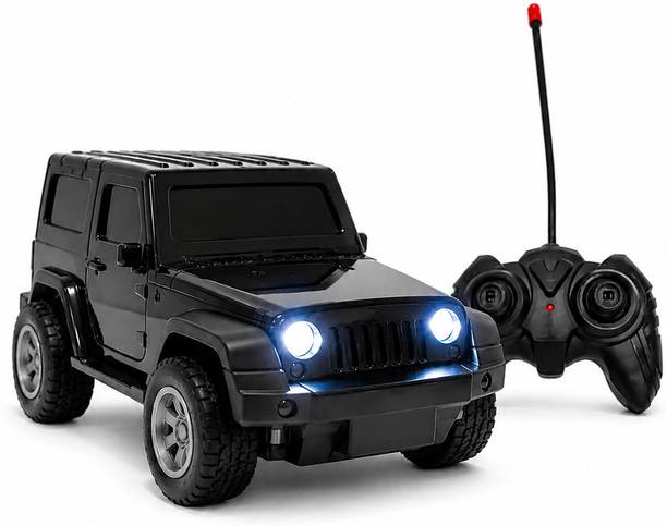 CocoToys Musical Thar Remote Control Car with 4-Way Drive & Glowing Headlights