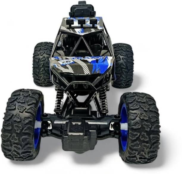 FANSEEKART 1:18 Smoke Rock Crawler Monster RC Truck with Booster Spray Function.