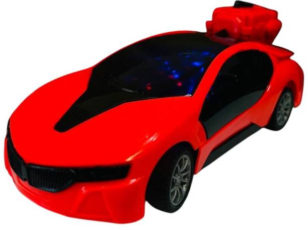 XOOM TOYS 3D Smoke Spray RC Car with LED, Drift Mode, Real Smoke, Rechargeable