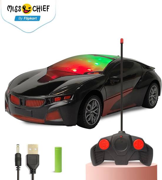 Miss & Chief 3D LED Lighting | high speed rechargeable remote control Car for Kids