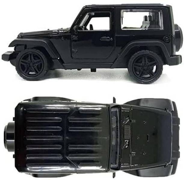 Xcillince Toys Presents_Metal Pull-Back Action Openable Doors 4x4 Thar Premium Car_a15