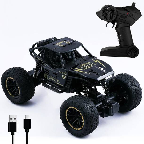 VISSHI Monster Truck for Kids | Rock Crawler 2 Wd Remote Control Car Off-Road Climbing