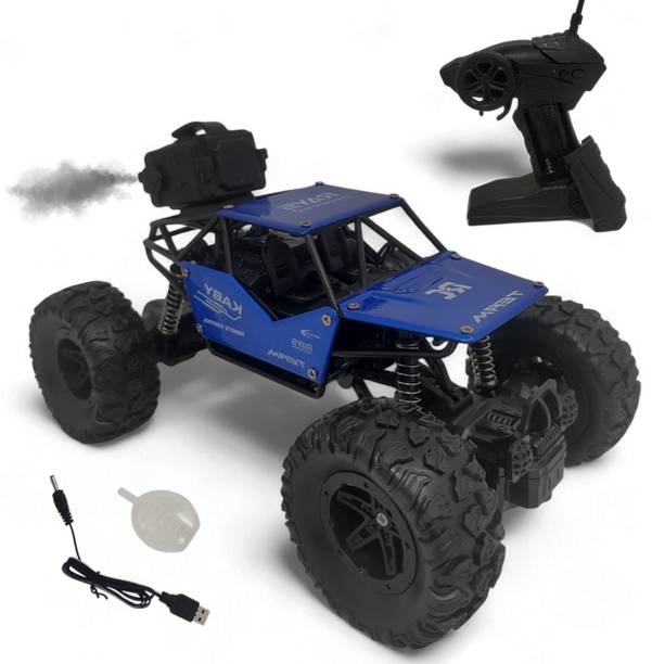 फिज़्ज़ Rock Crawler Car Toy For Kids Boys&Girls Both With Mist Smoke And Remote control