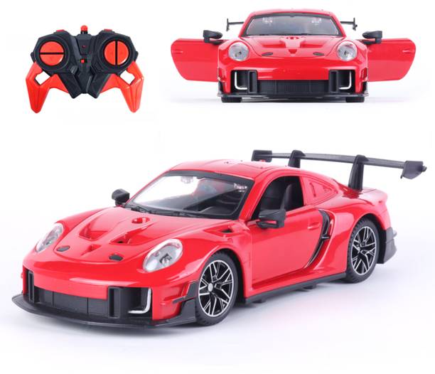 frendo Door Opening Rechargeable RC Car 2.4G Remote (100+ ft) Por Red