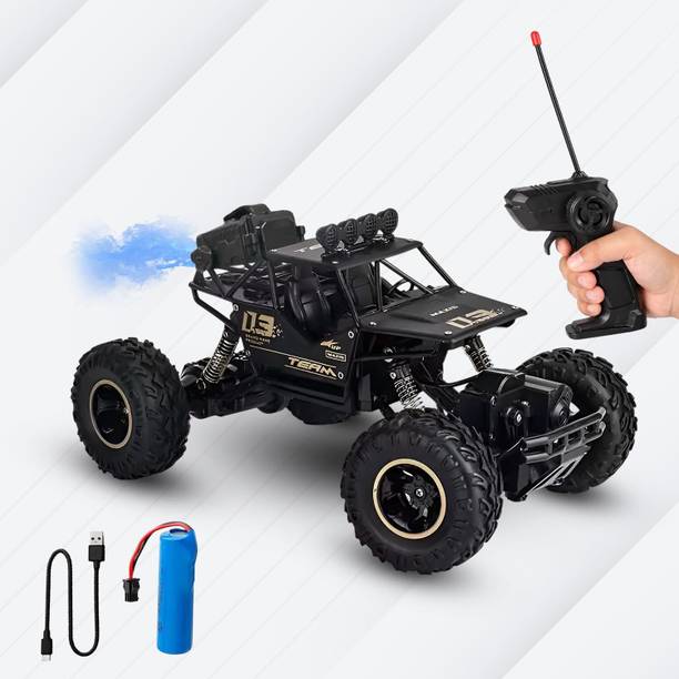 KidsBug Remote Controlled Rock Crawler RC Monster Truck, 4 Wheel Drive